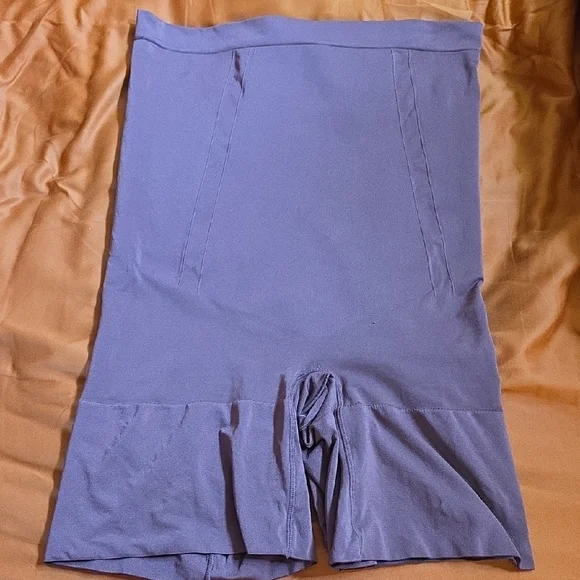 SPANX High-Waisted Shapewear Shorts in Brown - Picture 1 of 3